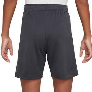 Short Nike Barcelona niño entrenamiento Strike Dri-Fit - Pantalón corto infantil de entrenamiento Nike del FC Barcelona - gris