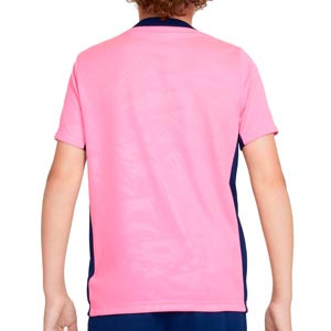 Camiseta Nike 3a Atlético niño Pre-Match Academy Pro Dri-Fit - Camiseta de calentamiento prepartido infantil Nike del Atlético de Madrid de la tercera equipación 2024 2025 - rosa