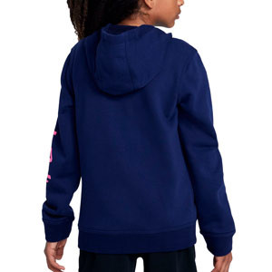 Sudadera con capucha Nike 3a Atlético niño Sportswear Club - Sudadera infantil de algodón Nike del Atlético de Madrid - azul marino