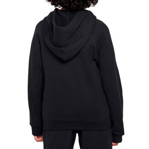 Sudadera Nike 2a Barcelona niño - Sudadera infantil con capucha de la segunda equipación Nike del FC Barcelona 2024 2025 - negra