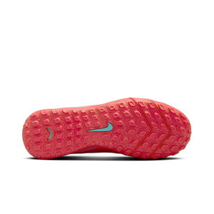 Nike Mercurial Zoom Jr Vapor 16 Academy TF - Zapatillas de fútbol multitaco infantiles Nike TF suela turf - rojas