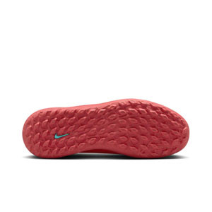 Nike Mercurial Zoom Jr Vapor 16 Club TF - Zapatillas de fútbol multitaco infantiles Nike TF suela turf - rojas