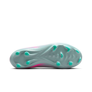Nike Jr Mercurial Zoom Vapor 16 Academy FG/MG - Botas de fútbol infantiles Nike FG/MG para césped artificial - azul claro