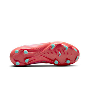 Nike Mercurial Zoom Jr Vapor 16 Academy FG/MG - Botas de fútbol infantiles Nike FG/MG para césped artificial - rojas
