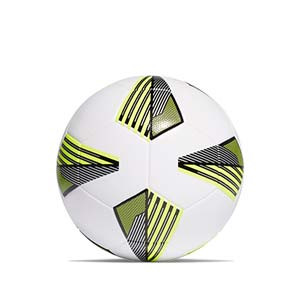 Balón adidas Tiro League talla 5 - Balón de fútbol adidas Team talla 5 - blanco y amarillo - trasera