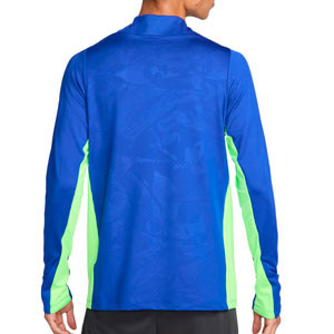 Sudadera Nike 3a Barcelona Pre-Match Drill Top - Sudadera de calentamiento prepartido Nike del FC Barcelona de la tercera equipación 2024 2025 - azul
