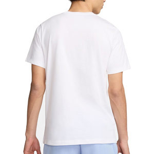 Camiseta Nike Francia Crest - Camiseta de algodón Nike de la selección francesa - blanca