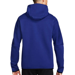 Chaqueta Nike Barcelona Sportswear Tech Fleece Hoody - Sudadera de algodón con capucha Nike del FC Barcelona - azul marino