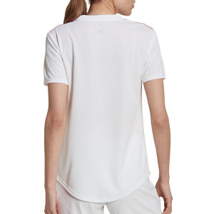 Camiseta adidas Olympique Lyon mujer 2022 2023 - Camiseta primera equipación de mujer adidas del Olympique de Lyon 2022 2023 - blanca