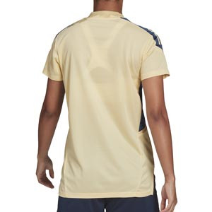 Camiseta adidas Suecia mujer entrenamiento - Camiseta para mujer de entrenamiento adidas de Suecia - amarillo pálido