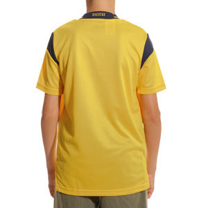 Camiseta adidas Suecia niño 2022 2023 - Camiseta primera equipación infantil de la selección sueca para la Women's Euro 2022 - amarilla