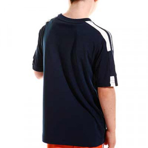 Camiseta adidas Squad 21 niño - Camiseta de manga corta infantil adidas - azul marino - completa trasera