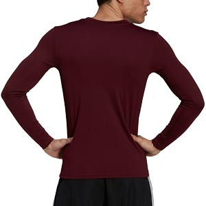 Camiseta adidas Team - Camiseta entrenamiento compresiva manga larga adidas Team - marrón