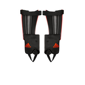 adidas Predator Match - Espinilleras de fútbol adidas con tobillera protectora - rojas