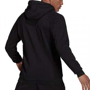 Sudadera adidas United Travel Hoodie - Sudadera con capucha de algodón adidas del Manchester United - negra