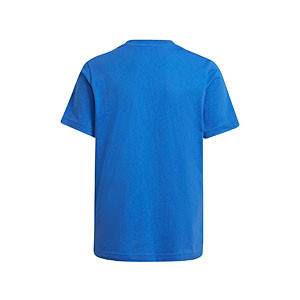 Camiseta adidas Real Madrid niño - Camiseta de manga corta de algodón infantil adidas del Real Madrid CF - azul