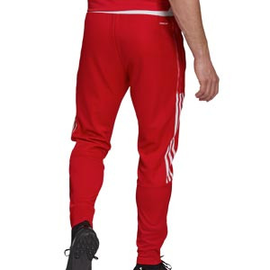 Pantalón adidas Ajax entrenamiento - Pantalón largo de entrenamiento adidas del Ajax - rojo - trasera