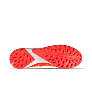 adidas Predator EDGE.3 TF - Zapatillas de fútbol multitaco con tobillera adidas suela turf - rojas anaranjadas