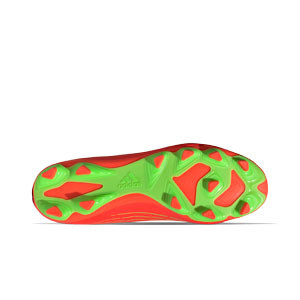 adidas Predator EDGE.4 FxG - Botas de fútbol adidas FxG para múltiples terrenos - rojas anaranjadas