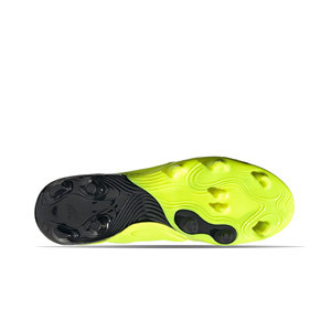 adidas Copa SENSE.2 FG - Botas de fútbol de piel adidas FG para césped natural o artificial de última generación - amarillas