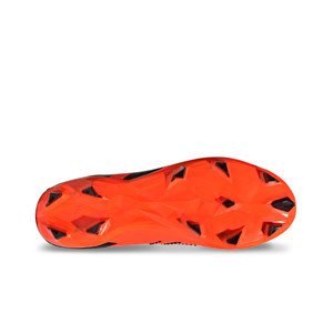 adidas Predator Accuracy.2 FG - Botas de fútbol con tobillera adidas FG para césped natural o artificial de última generación - naranjas y negras