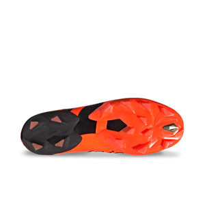 adidas Predator Accuracy.1 AG - Botas de fútbol con tobillera adidas AG para césped artificial - naranja, negras