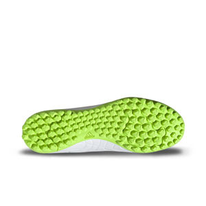 adidas Copa Pure.4 TF - Zapatillas de fútbol multitaco adidas TF suela turf - blancas, amarillas flúor