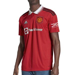 Camiseta adidas United Rashford 2022 2023 - Camiseta primera equipación adidas de Marcus Rashford del Manchester United 2022 2023 - roja