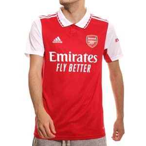 Camiseta adidas Arsenal 2022 2023 Saka - Camiseta primera equipación Bukayo Saka adidas Arsenal FC 2022 2023 - roja