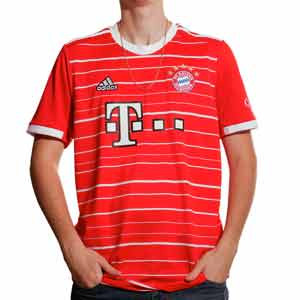 Camiseta adidas Bayern 2022 2023 Mané - Camiseta primera equipación de Sadio Mané adidas del Bayern de Munich 2022 2023 - roja