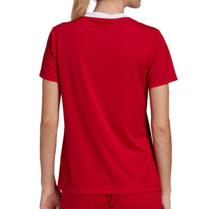 Camiseta adidas Entrada 22 mujer - Camiseta de fútbol para mujer adidas - roja