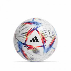 Balón adidas Mundial 2022 Qatar Rihla Pro talla 5 - Balón de fútbol adidas profesional del Mundial de Qatar 2022 talla 5 - blanco