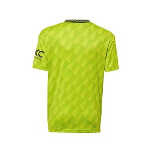 Camiseta adidas 3a United niño 2022 2023 - Camiseta infantil de la tercera equipación adidas del Manchester United FC 2022 2023 - verde flúor