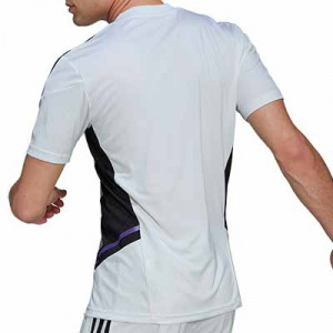 Camiseta adidas Real Madrid entrenamiento - Camiseta de entrenamiento para jugadores adidas del Real Madrid CF - blanca
