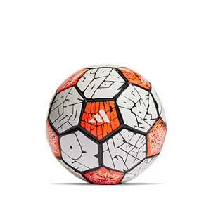 Balón adidas Messi Club talla 4 - Balón de fútbol adidas de Messi talla 4 - blanco, naranja