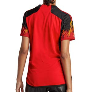 Camiseta adidas Bélgica mujer 2022 2023 - Camiseta primera equipación para mujer adidas de la selección belga 2022 2023 - roja, negra