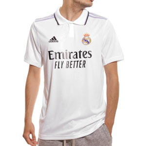 Camiseta adidas Real Madrid 2022 2023 Benzema - Camiseta primera equipación Karim Benzema adidas Real Madrid CF 2022 2023 - blanca