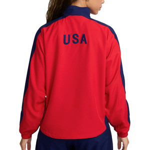 Chaqueta entretiempo Nike USA femenino 1999 Reissue - Chaqueta entretiempo Nike de la selección femenina de Estados Unidos - roja