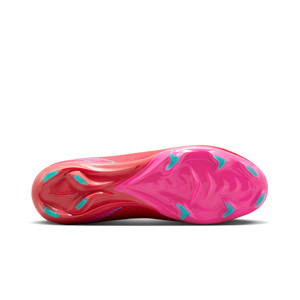 Nike Mercurial Zoom Jr Superfly 10 Pro FG - Botas de fútbol infantiles con tobillera Nike FG para césped natural o artificial de última generación - rojas