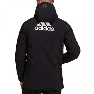 Chaqueta adidas United TeamGeist Padded - Abrigo de invierno acolchado adidas del Manchester United - negra