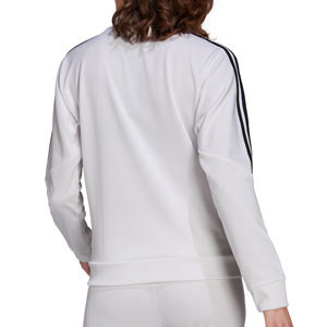 Chaqueta adidas Real Madrid mujer - Chaqueta de chándal de mujer adidas del Real Madrid CF - blanca