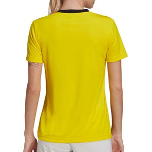 Camiseta adidas Entrada 22 mujer - Camiseta de fútbol para mujer adidas - amarilla