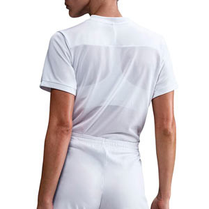 Camiseta Nike mujer Dri-Fit Academy 25 - Camiseta de mujer para entrenamiento de fútbol Nike - blanca
