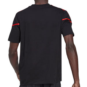 Camiseta algodón adidas Bayern entrenamiento staff - Camiseta de manga corta de algodón de entrenamiento para técnicos adidas del Bayern de Múnich - negra