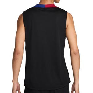 Camiseta sin mangas Nike Barcelona entrenamiento DF Strike - Camiseta sin mangas de entrenamiento Nike del FC Barcelona - negra