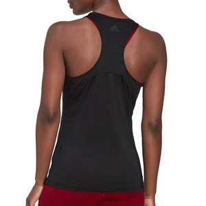 Camiseta tirantes adidas mujer Hiit - Camiseta sin mangas de entrenamiento de fútbol para mujer adidas - negra