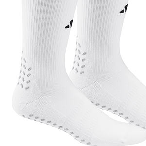 Calcetines adidas Football Grip Print acolchados - Calcetines de entreno acolchados media caña adidas - blancos