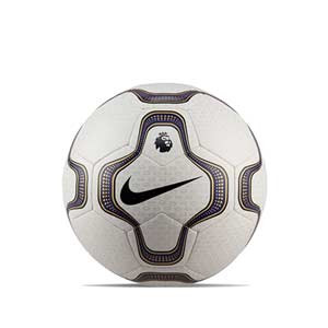 Balón Nike Premier League Heritage Geo Merlin talla 5 - Balón de fútbol Nike de la Premier League en talla 5 - blanco