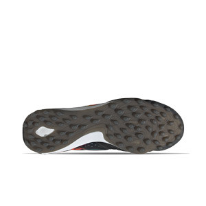 adidas Copa SENSE.1 TF - Zapatillas de fútbol multitaco de piel adidas suela turf - negras, multicolor