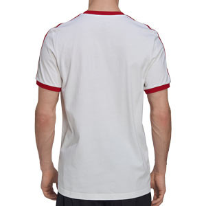 Camiseta adidas España DNA 3 Stripes - Camiseta de algodón adidas de la selección española - blanca